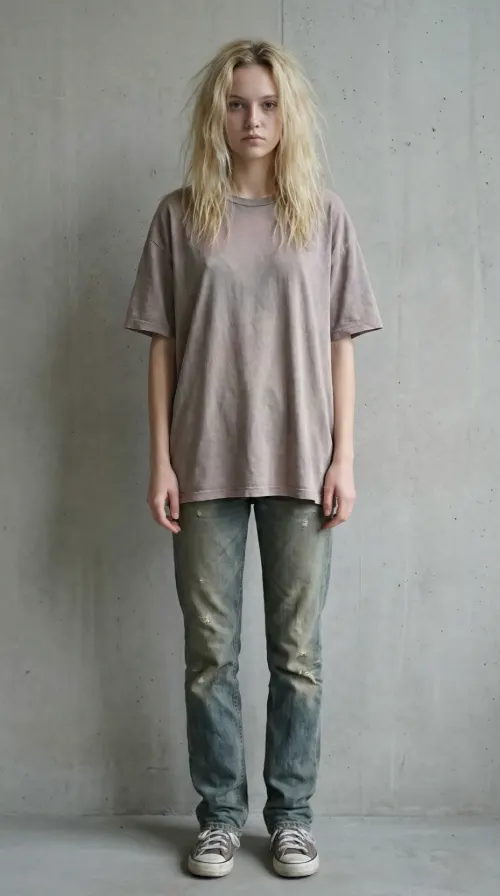 The person's own full-body photo, used for the virtual try-on